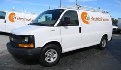 Cox Electrical Service work van